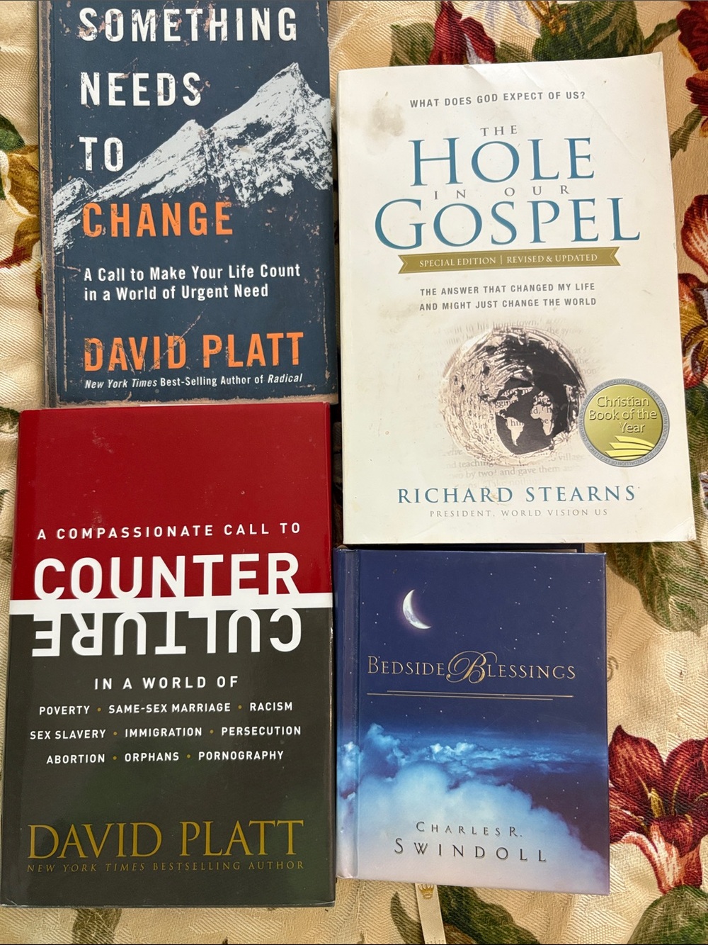 Set of 4  Christian Books - Multiple Titles